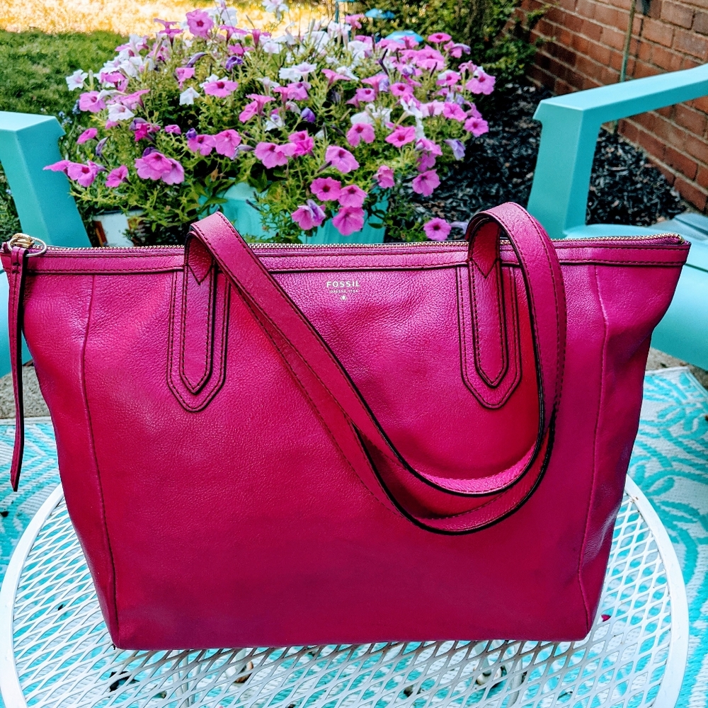 Fossil Sydney Shopper Leather Tote